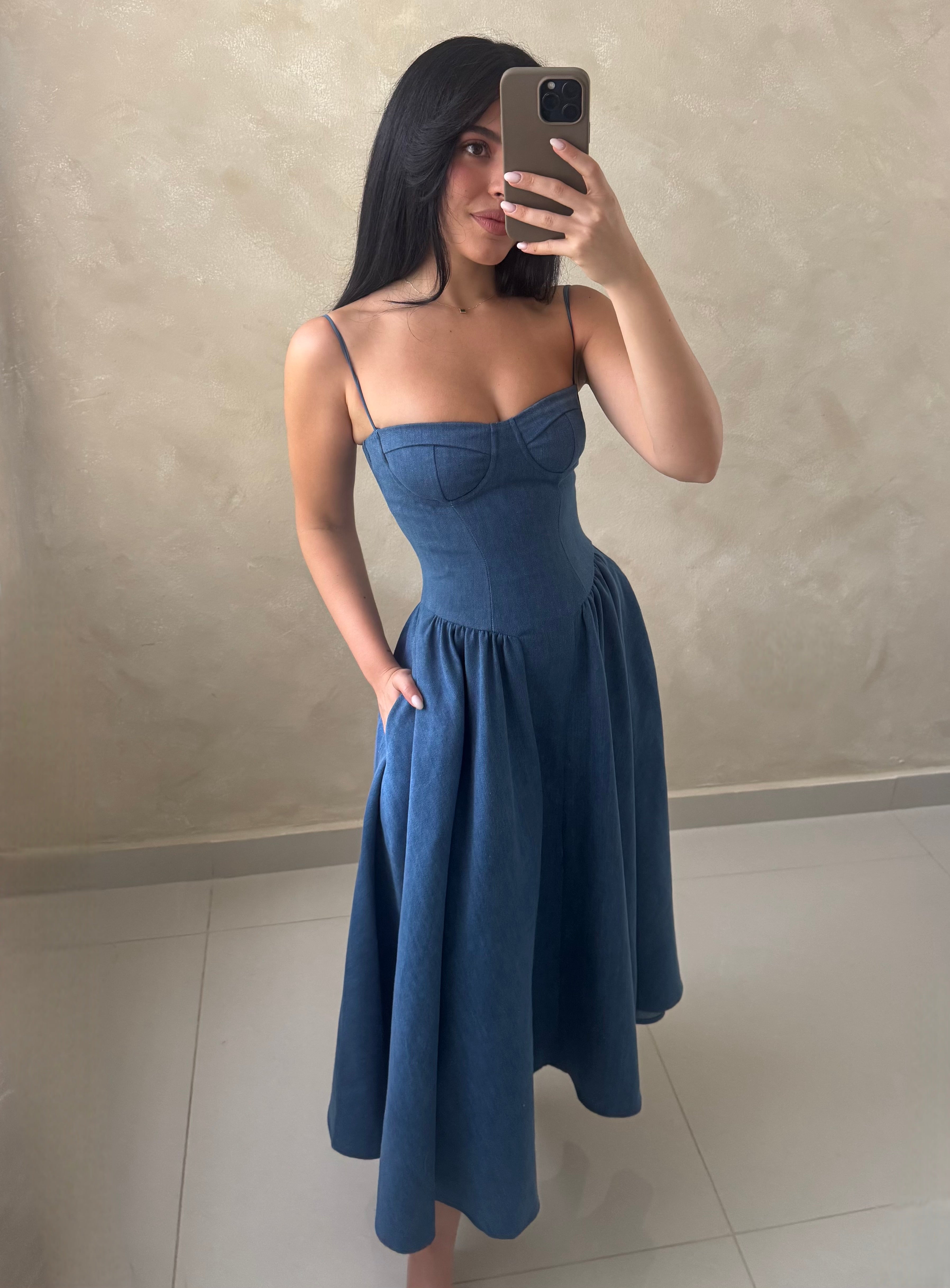 CATALINA DENIM DRESS