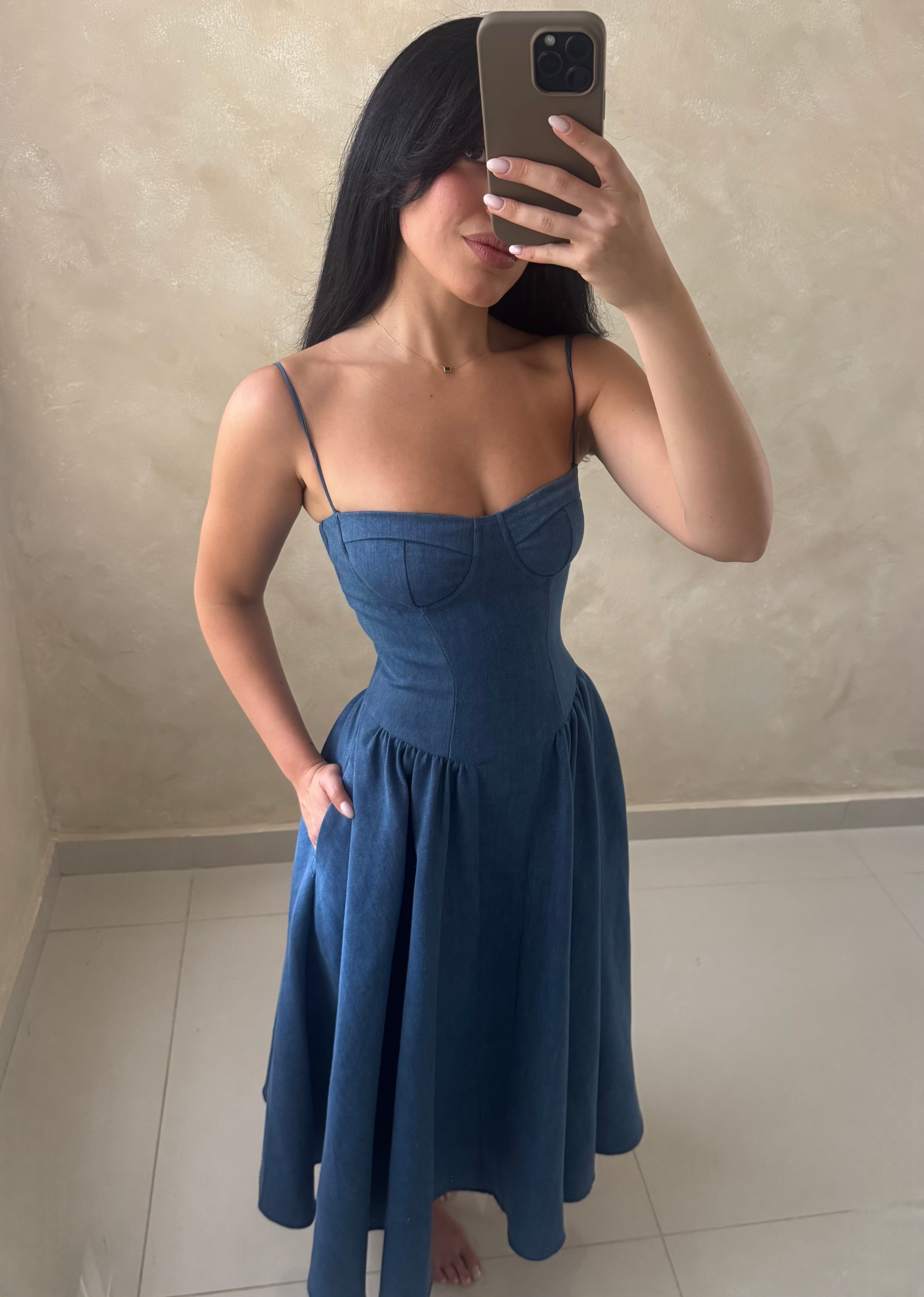 CATALINA DENIM DRESS